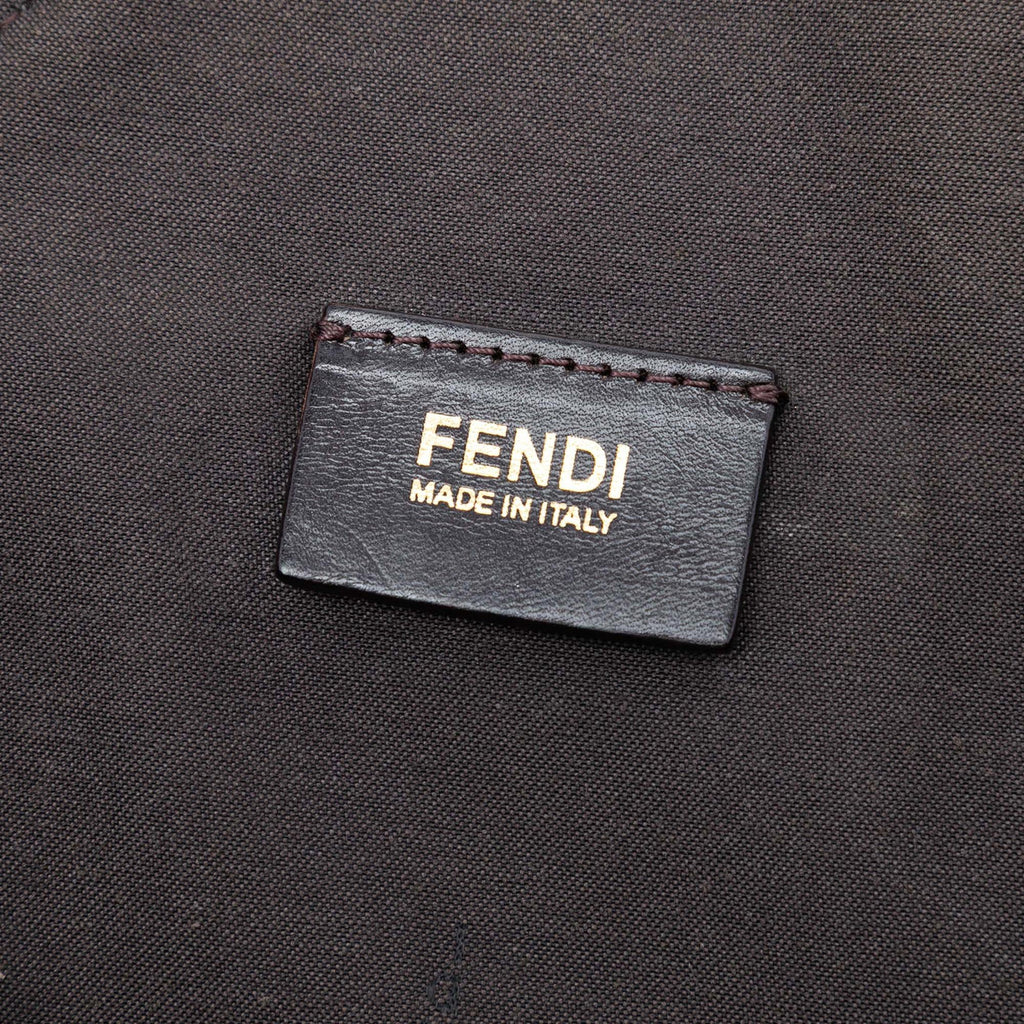 Fendi Zucca Canvas Vertical Shopping Tote