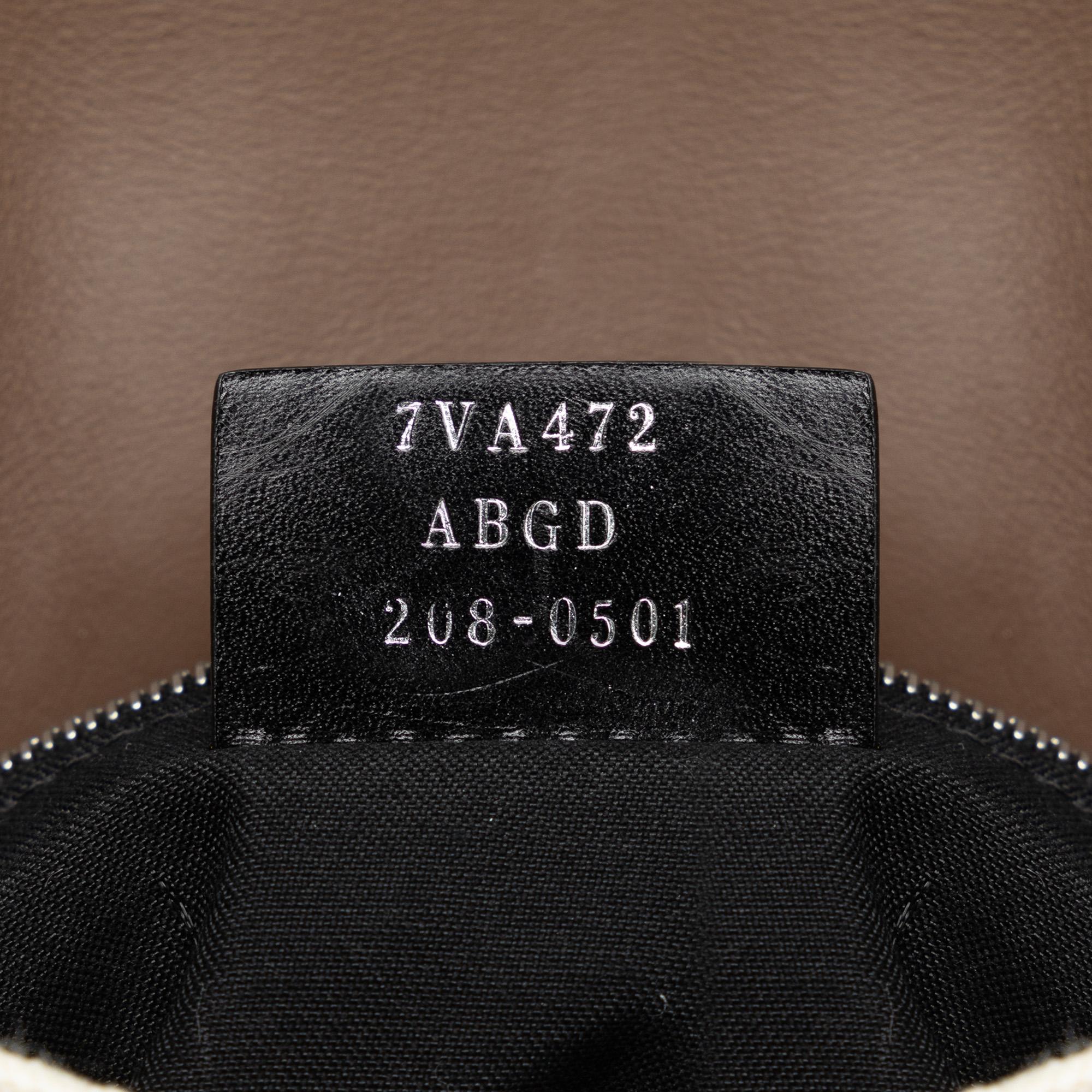 Fendi Zucca Canvas and Leather Convertible Baguette