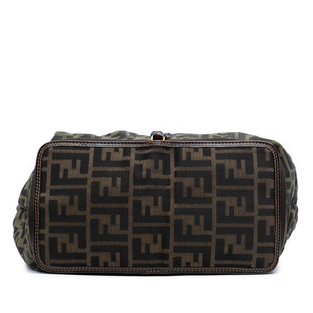 Fendi Zucca Canvas and Nylon Foldable Tote