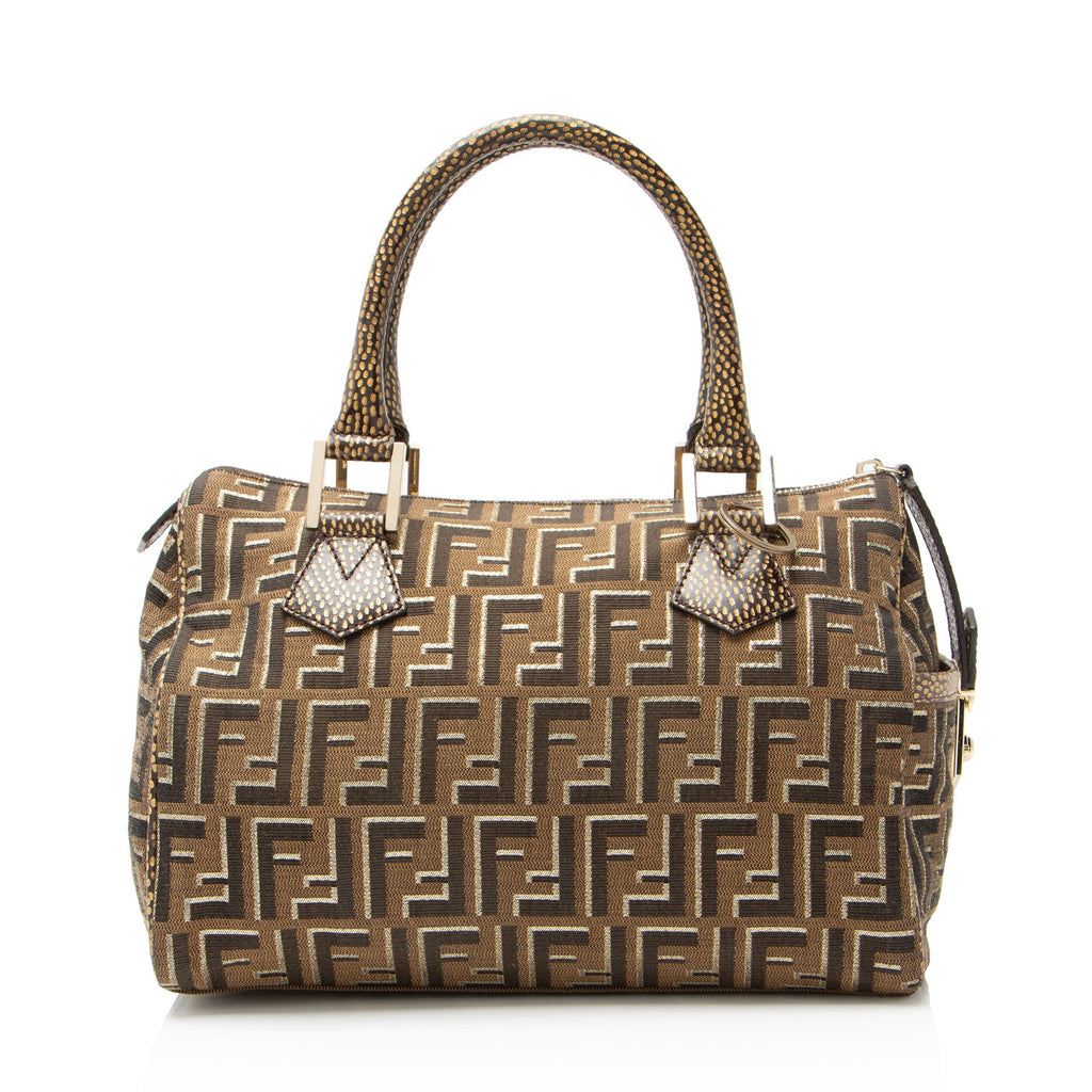 Fendi Zucca Chef Boston Bag