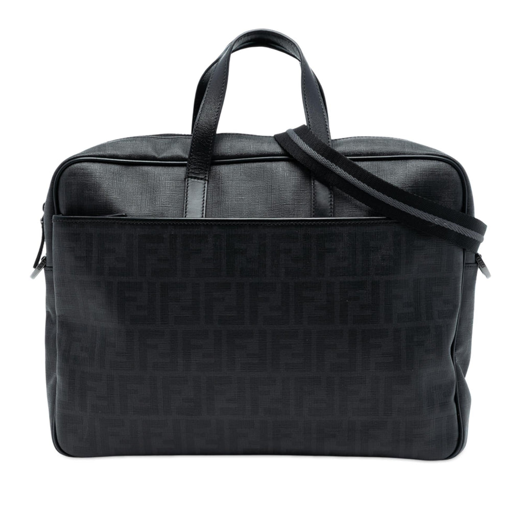 Fendi Zucca Coated Canvas Business Bag