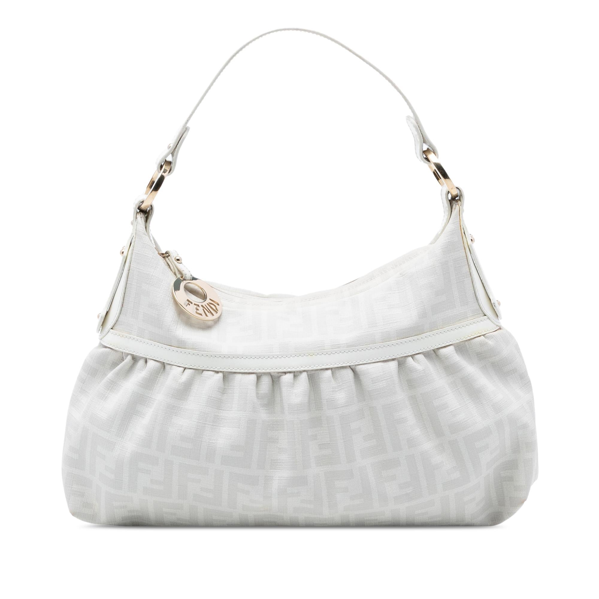 Fendi Zucca Coated Canvas Chef Shoulder Bag