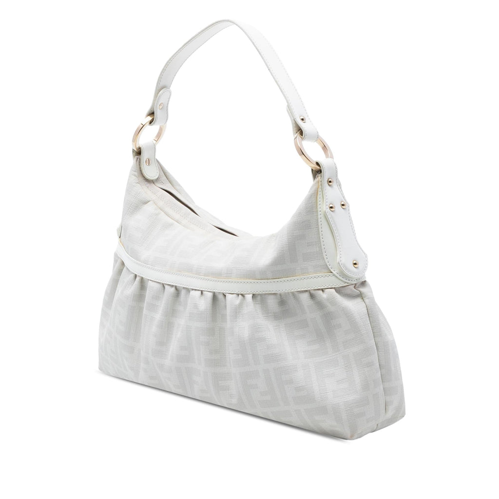 Fendi Zucca Coated Canvas Chef Shoulder Bag
