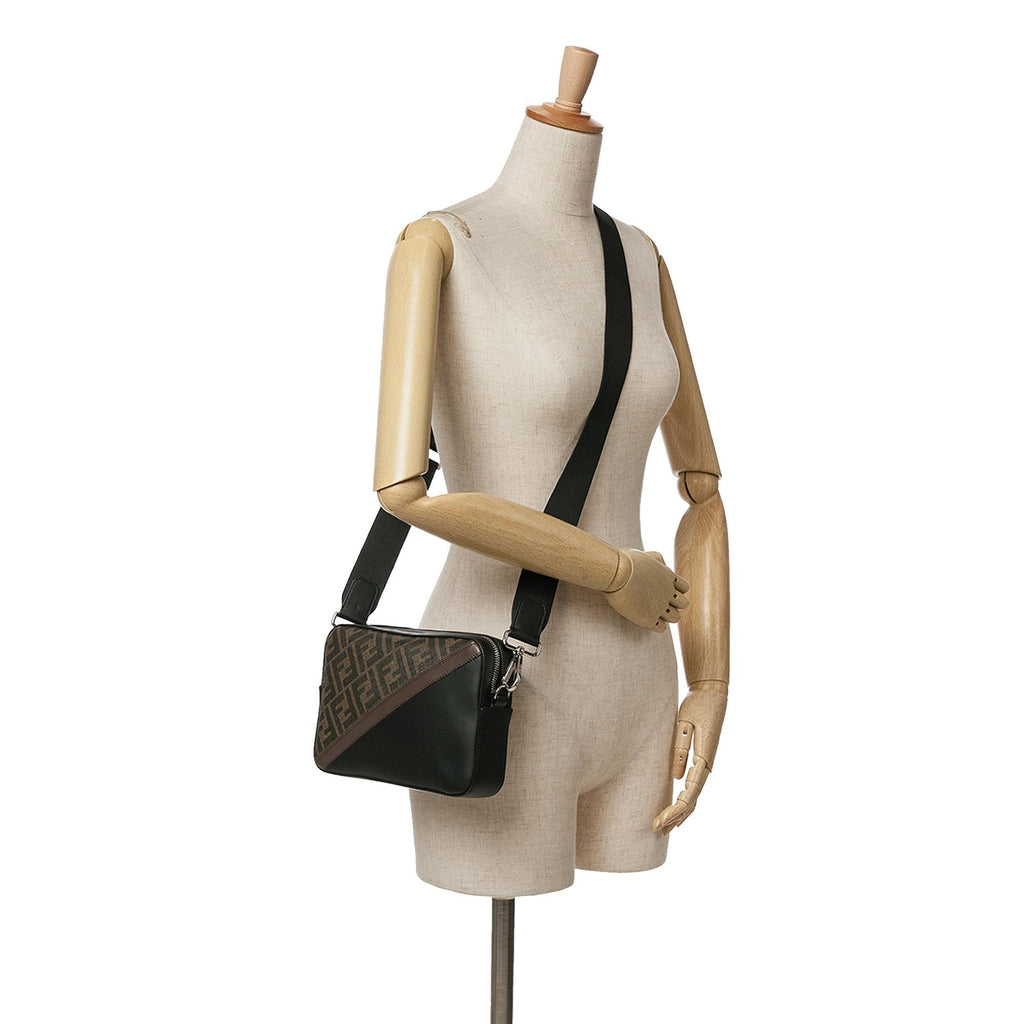 Fendi Zucca Coated Canvas Diagonal Camera Bag