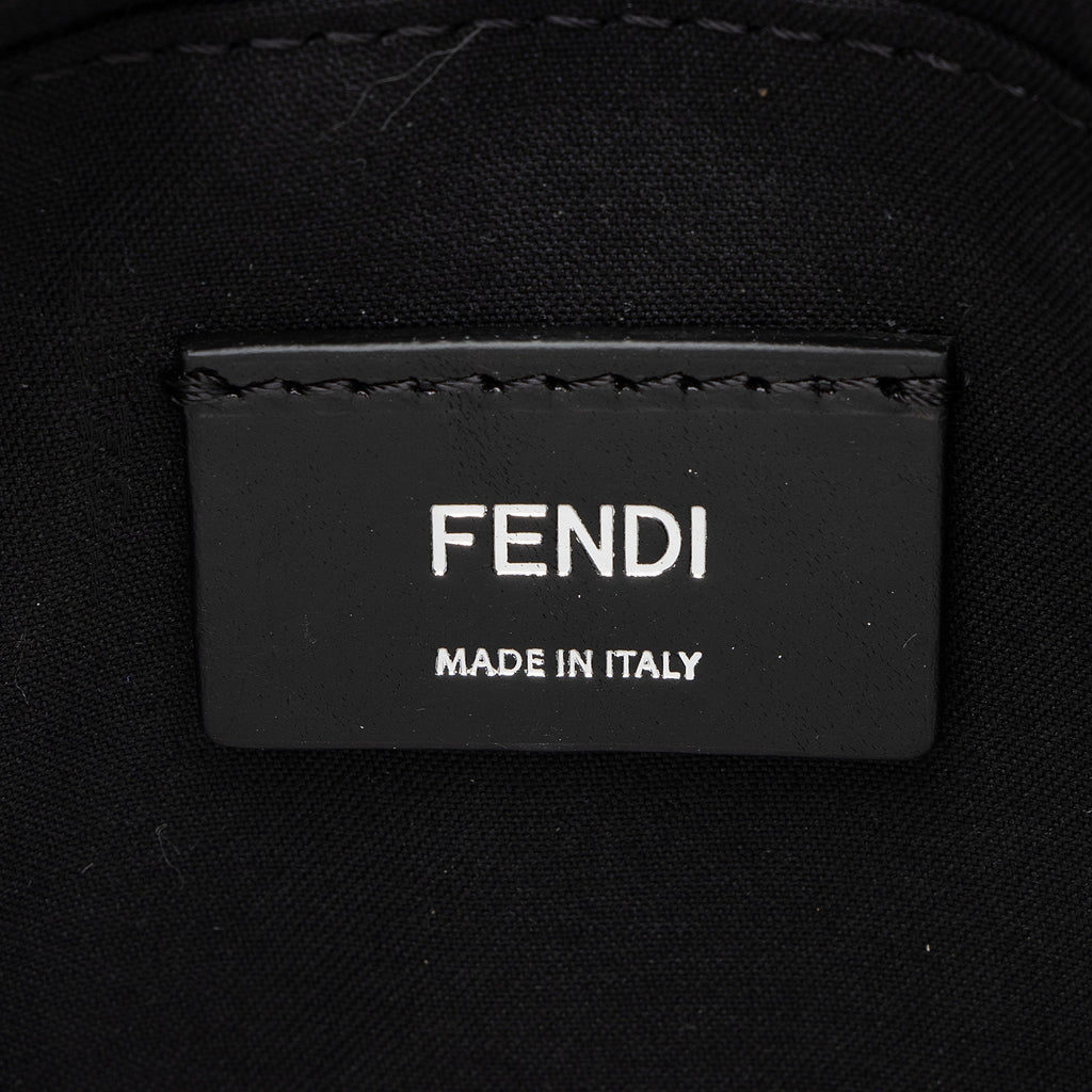 Fendi Zucca Coated Canvas Leather Diagonal Camera Bag
