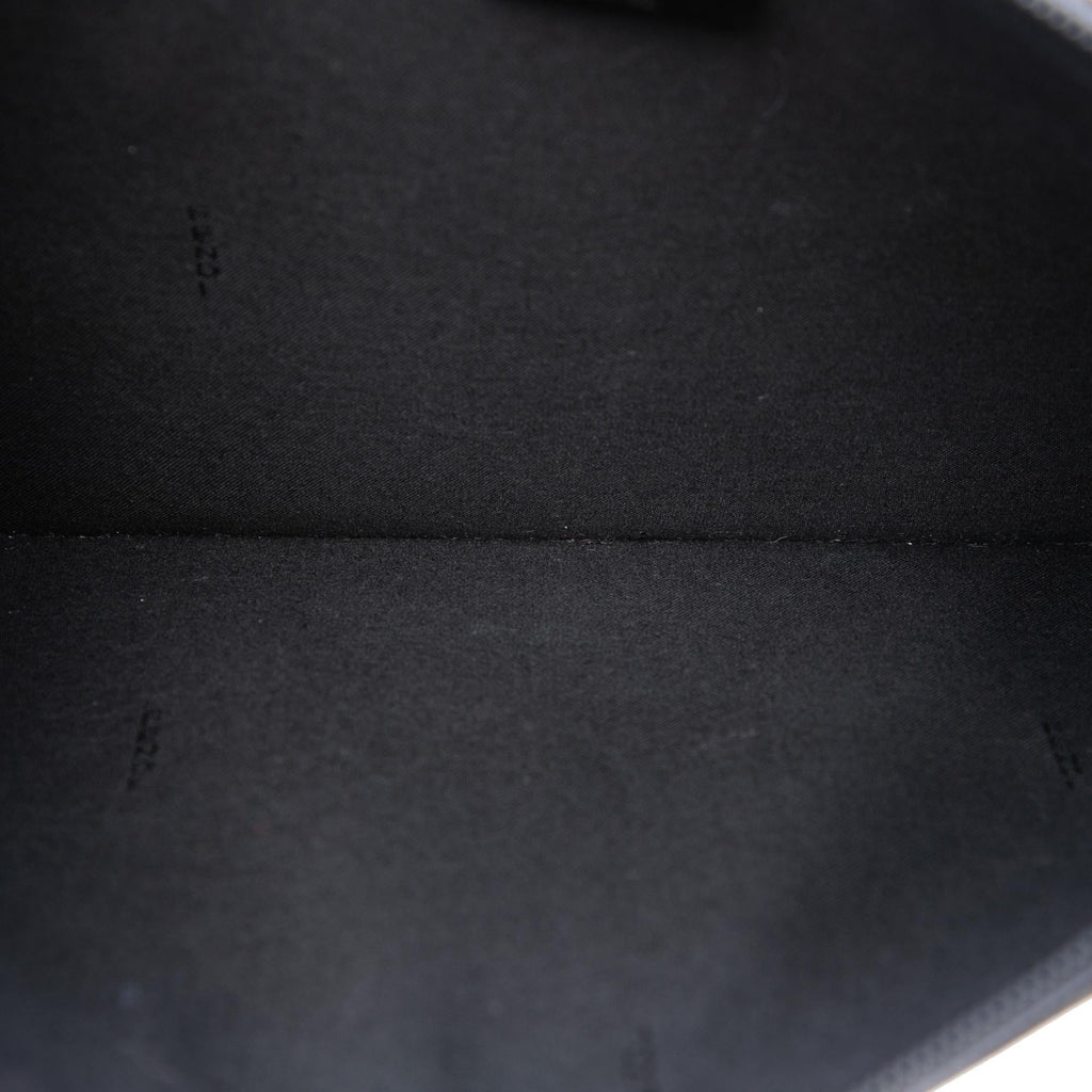 Fendi Zucca Coated Canvas Roma Amor Zip Pouch