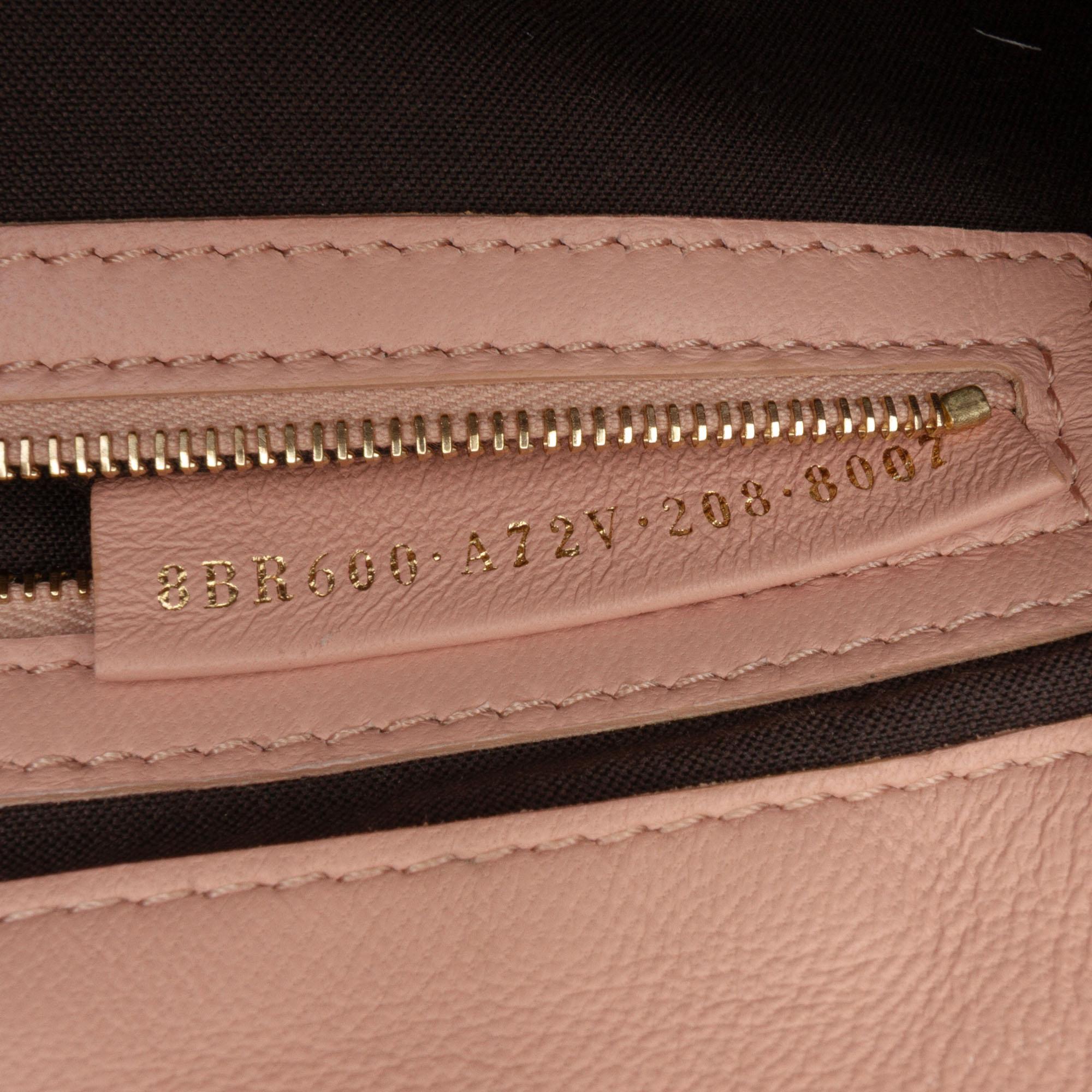 Fendi Zucca Embossed Leather Baguette Satchel
