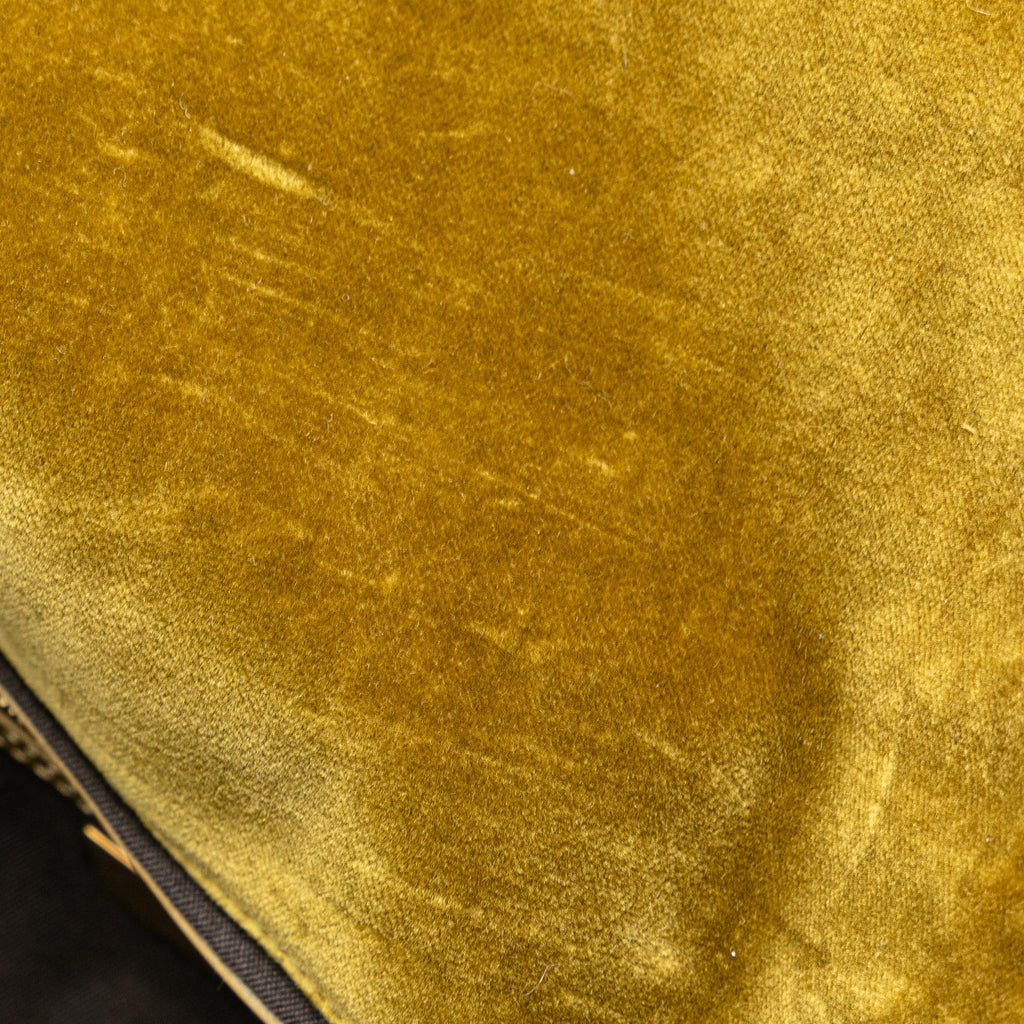 Fendi Zucca Embossed Velvet Baguette Satchel