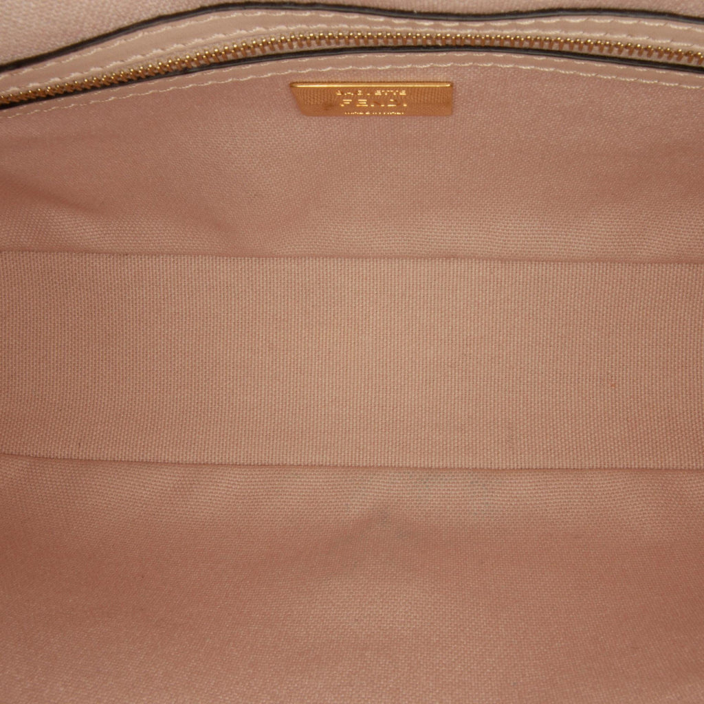 Fendi Zucca Embroidered Baguette Satchel (SHG-WloGCz)