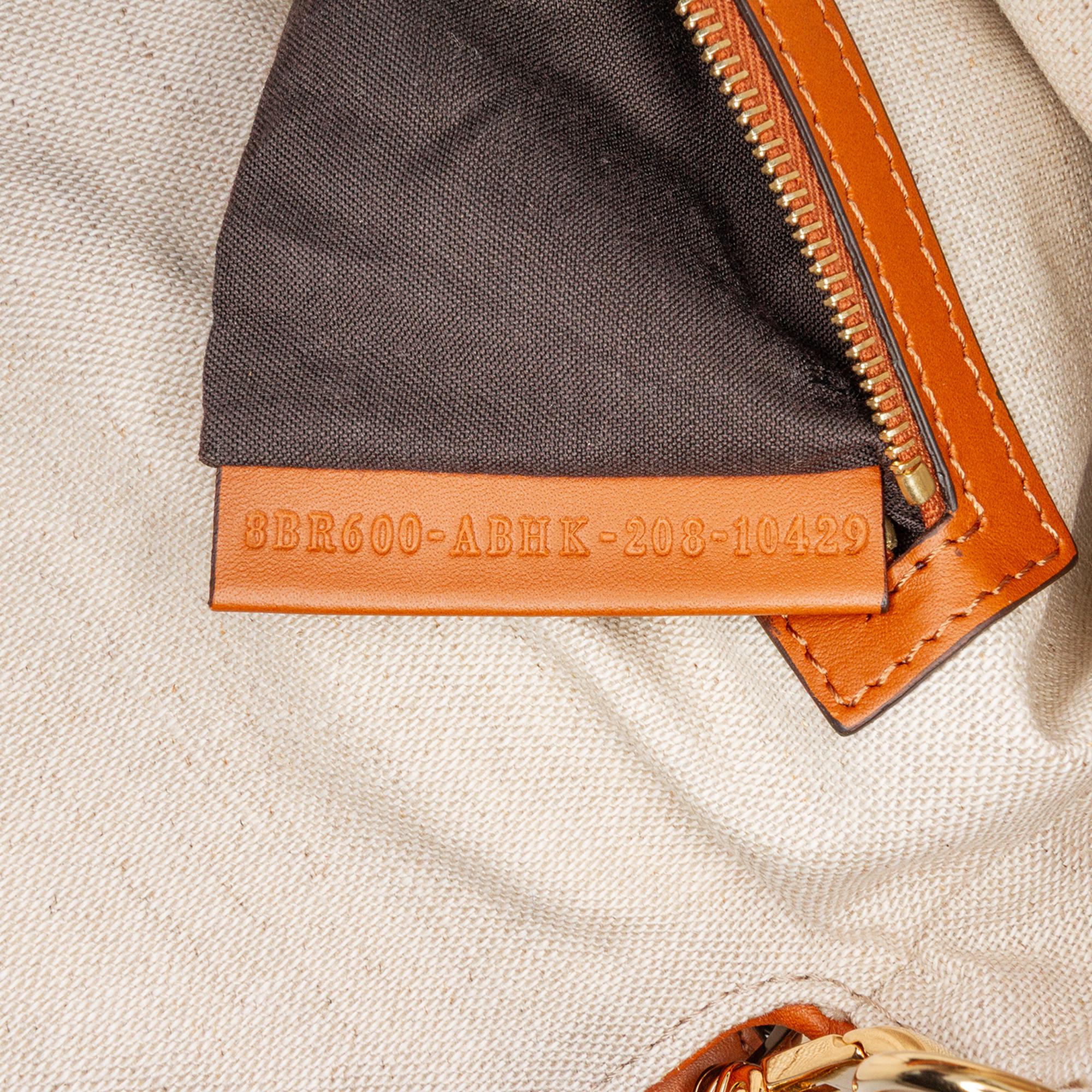 Fendi Zucca Embroidered Canvas Baguette Satchel