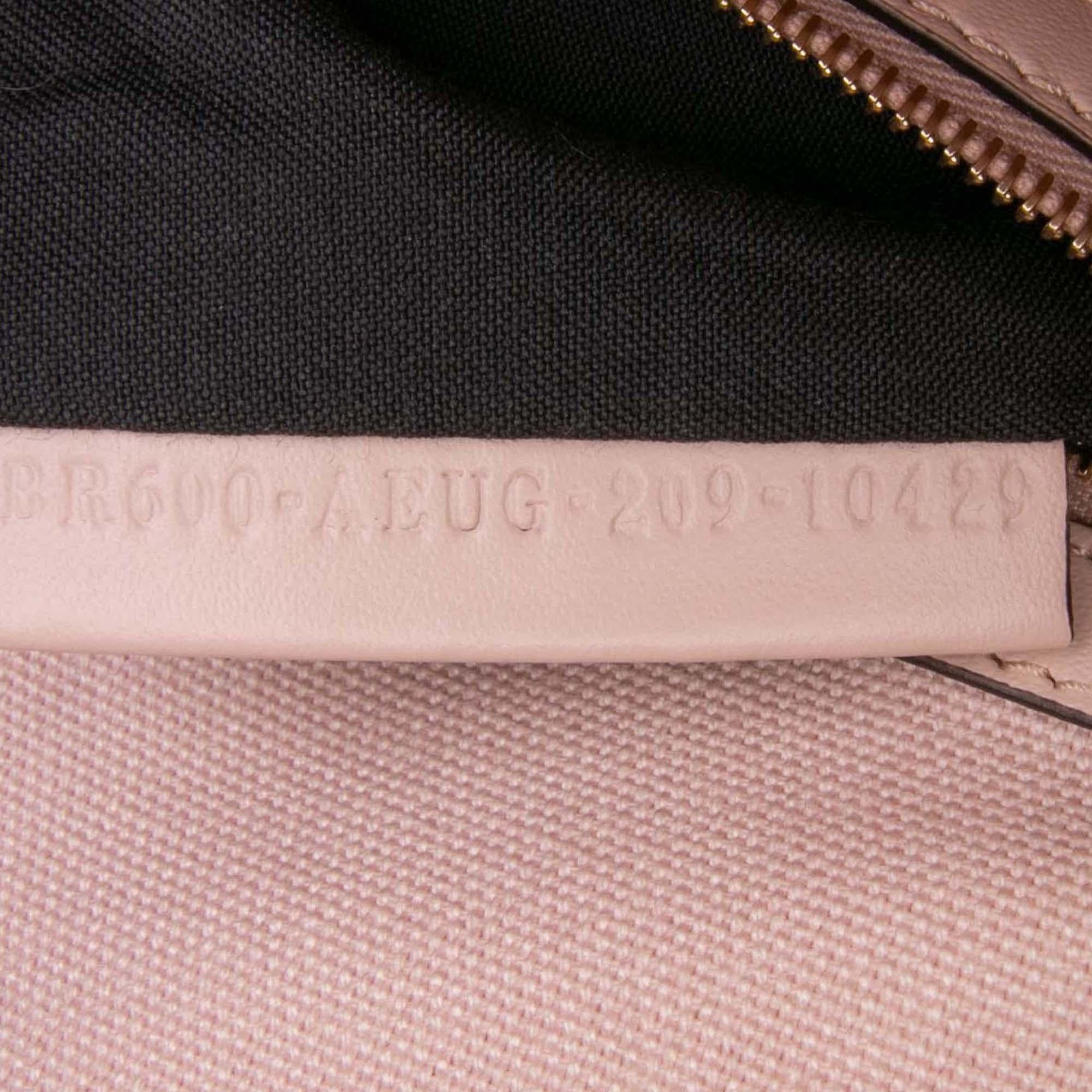 Fendi Zucca Embroidered Canvas Baguette Satchel