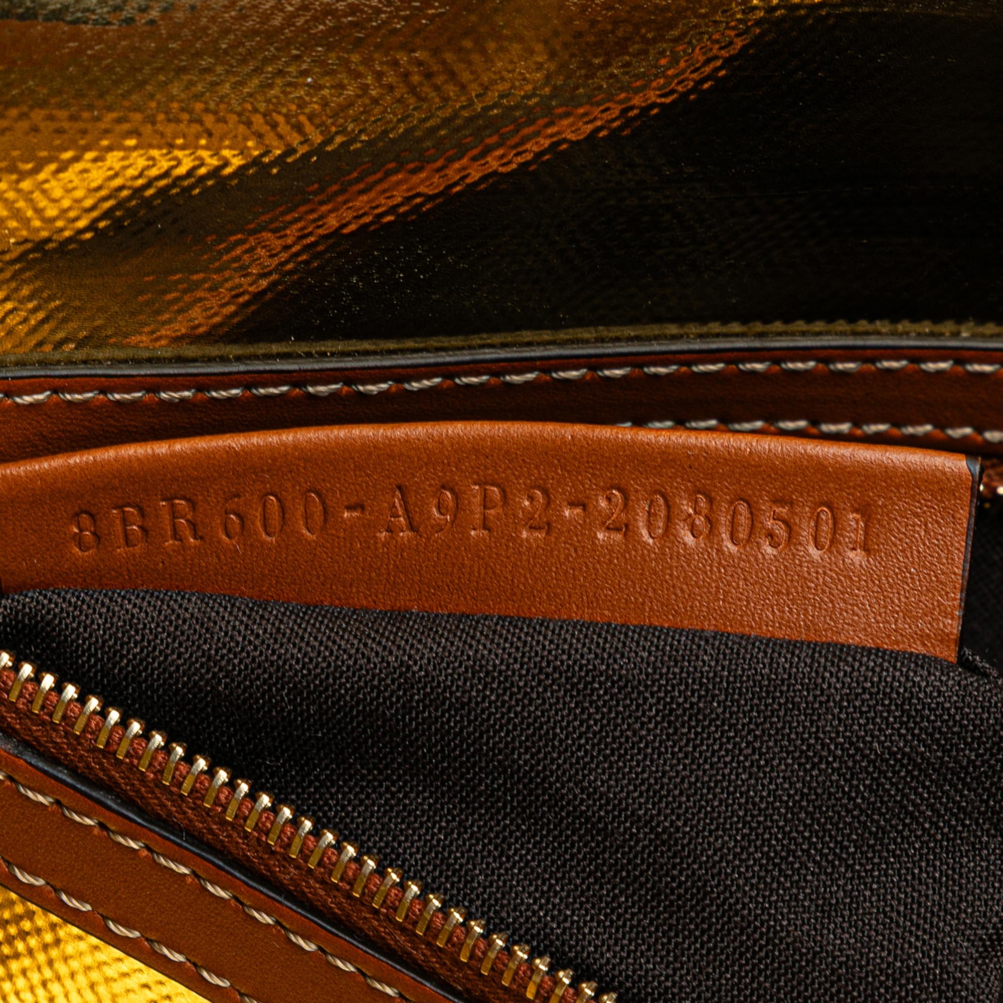 Fendi Zucca Embroidered Denim Baguette Satchel