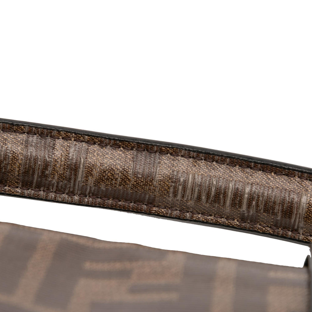 Fendi Zucca Glazed Fabric Cage Baguette