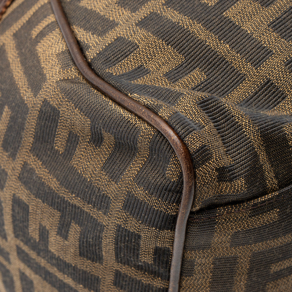 Fendi Zucca Leather Du Jour Large Tote