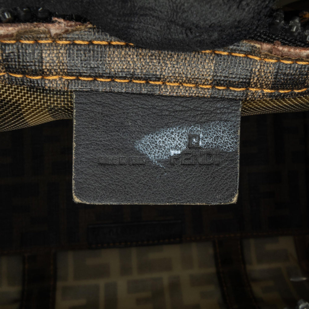 Fendi Zucca Mesh Boston Bag
