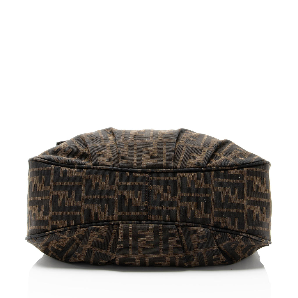 Fendi Zucca Mia Flap Shoulder Bag