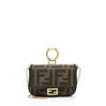 Fendi Zucca Nano Baguette Charm Crossbody