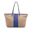 Fendi Zucca Raffia Roll Tote