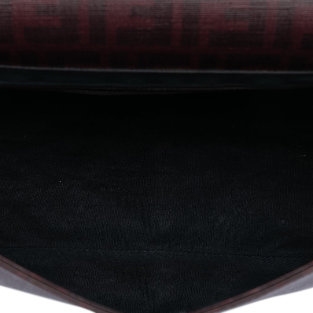 Fendi Zucca Spalmati Flap Crossbody