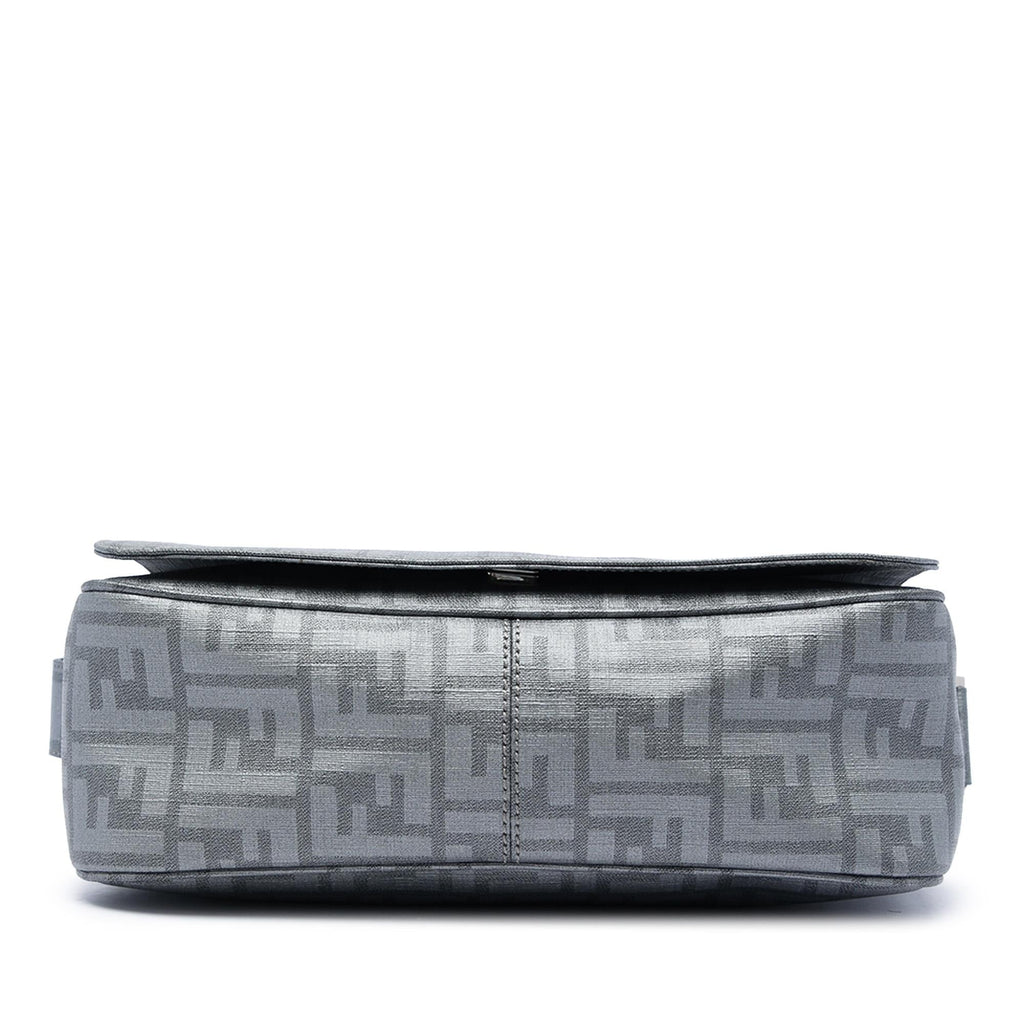 Fendi Zucca Spalmati Flap Crossbody