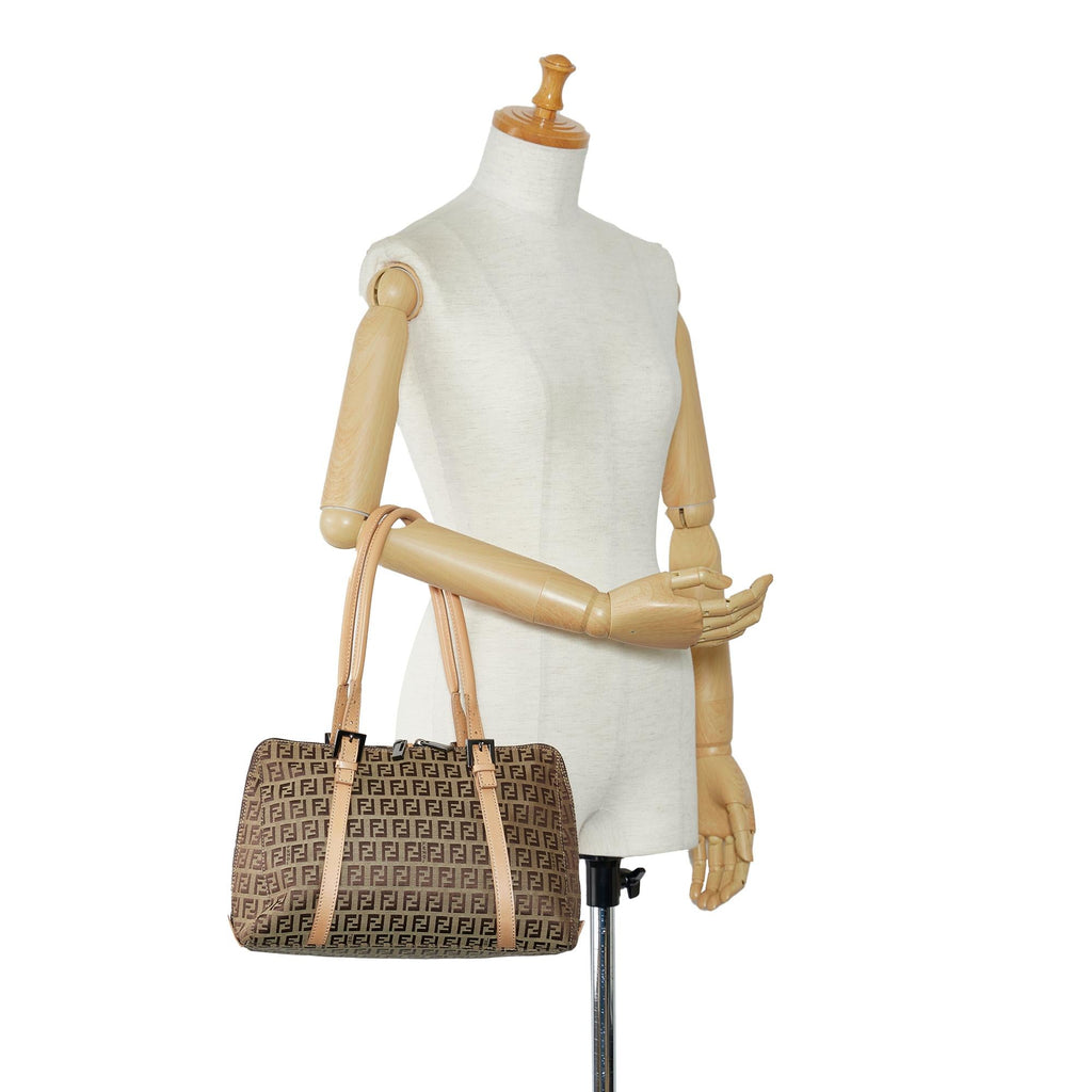 Fendi Zucchino Boston Bag (SHG-Vp9TGm)