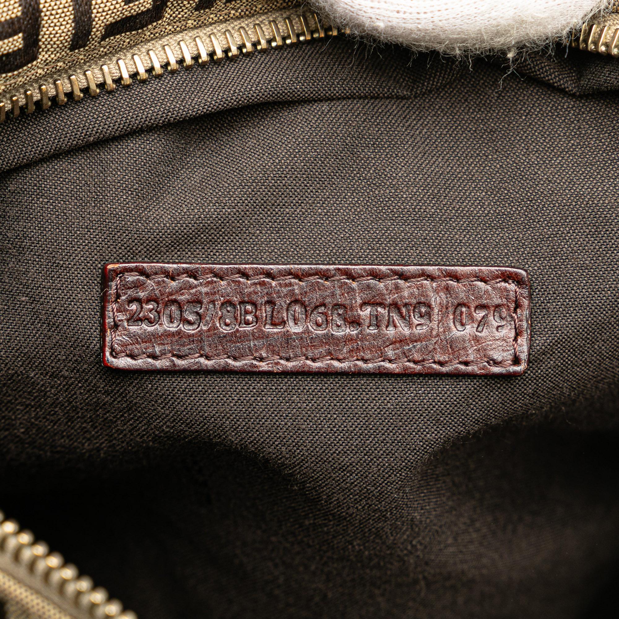 Fendi Zucchino Canvas Boston Bag (SHG-EwXUKb)