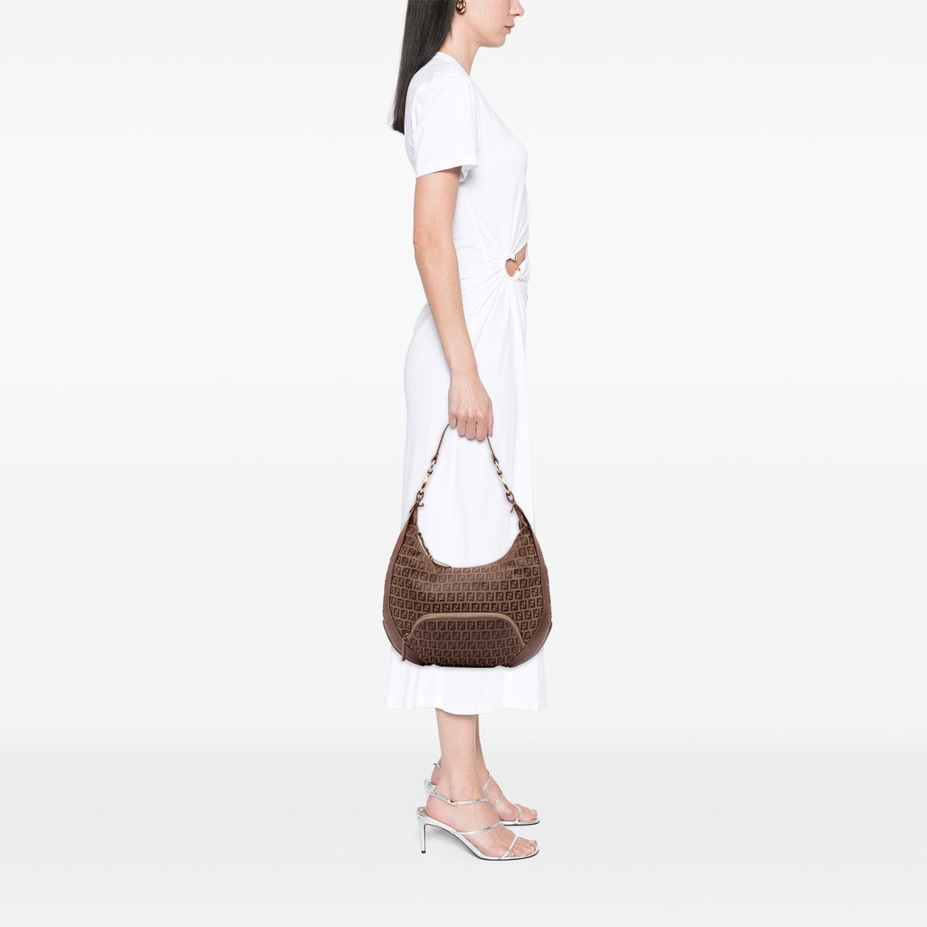 Fendi Zucchino Canvas Chef Pocket Hobo