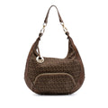 Fendi Zucchino Canvas Chef Pocket Hobo