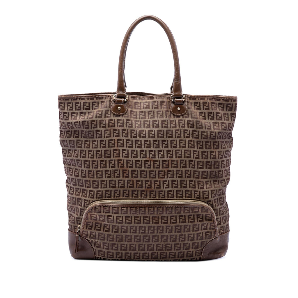 Fendi Zucchino Canvas Chef Shopping Tote