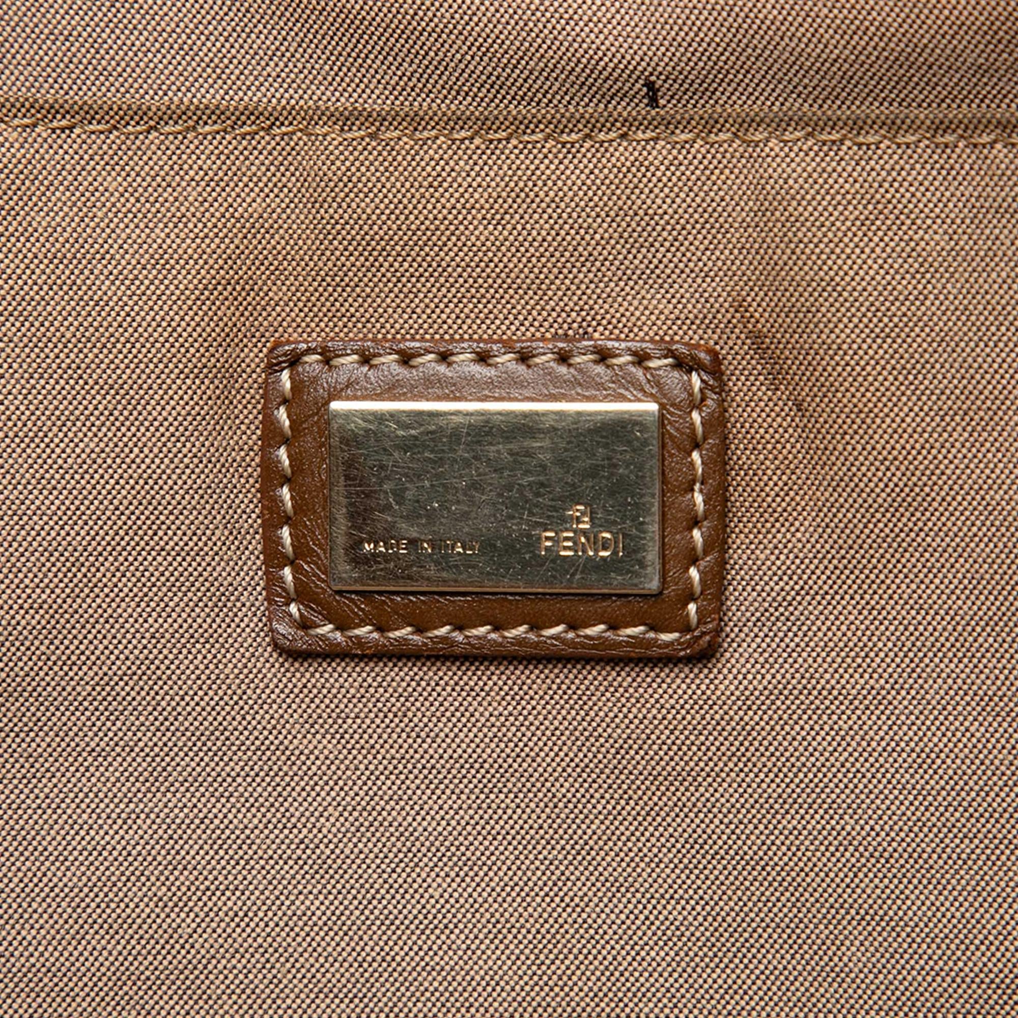 Fendi Zucchino Canvas Chef Shopping Tote