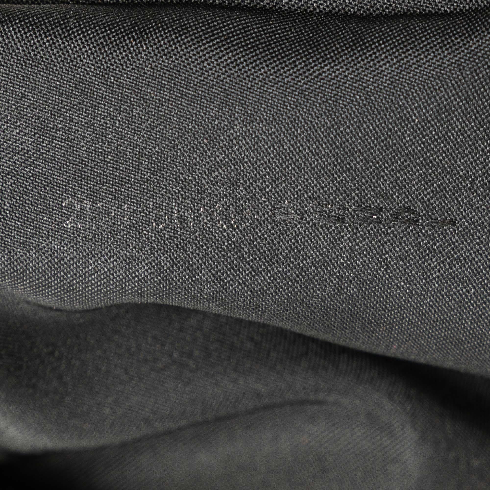 Fendi Zucchino Canvas Double Flap Mamma