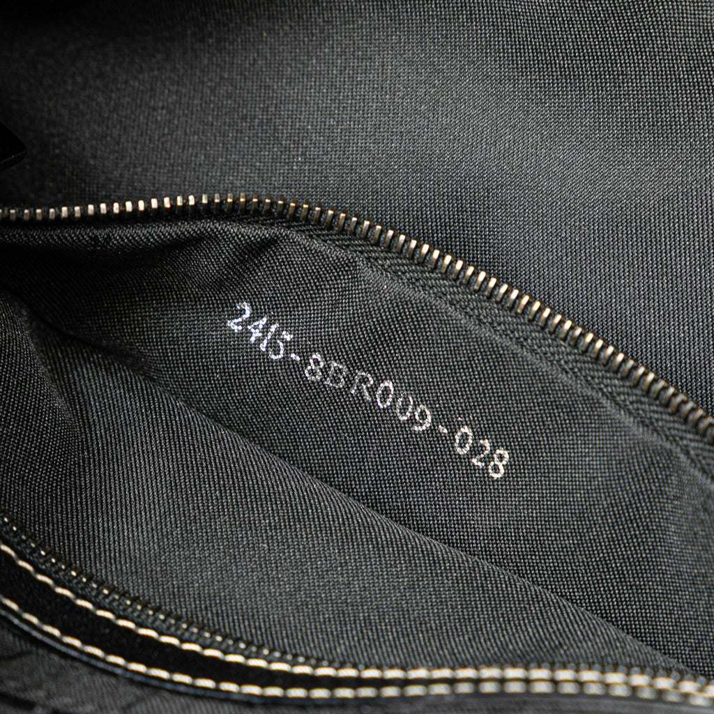 Fendi Zucchino Canvas Double Flap Shoulder Bag