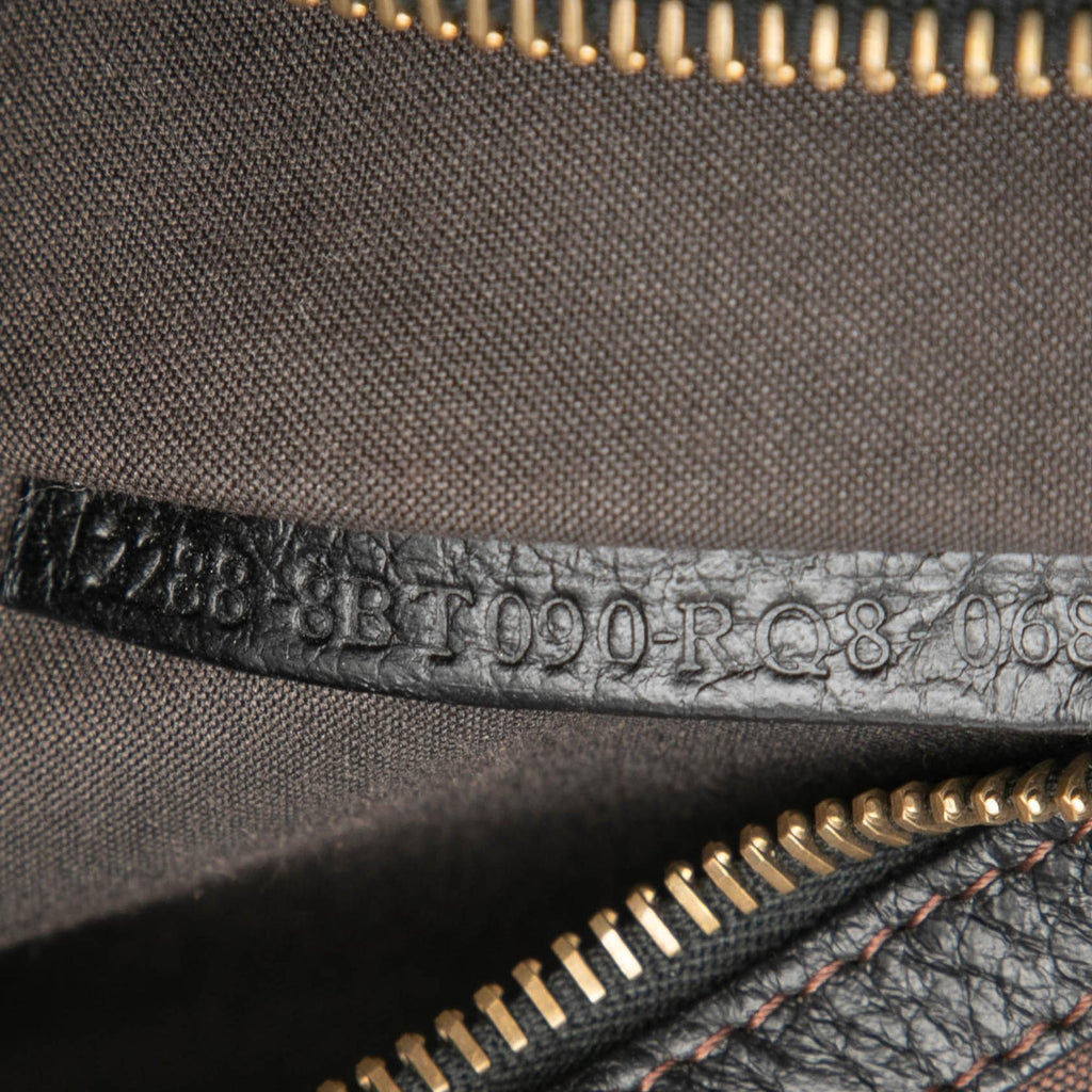 Fendi Zucchino Canvas F Charm Crossbody