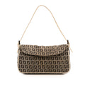 Fendi Zucchino Canvas Flap Pochette