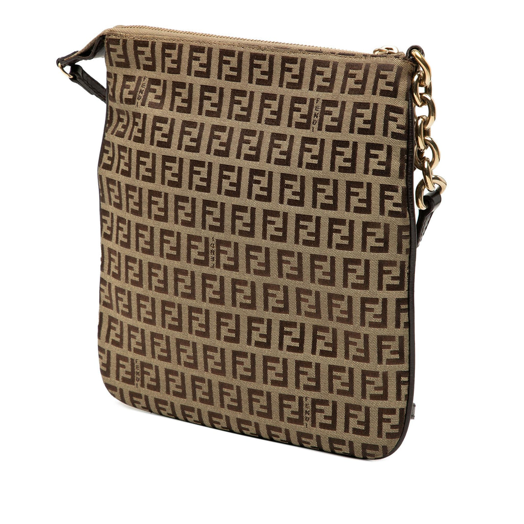 Fendi Zucchino Canvas Forever Crossbody