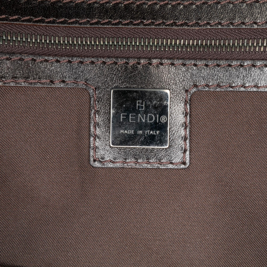 Fendi Zucchino Canvas Handbag