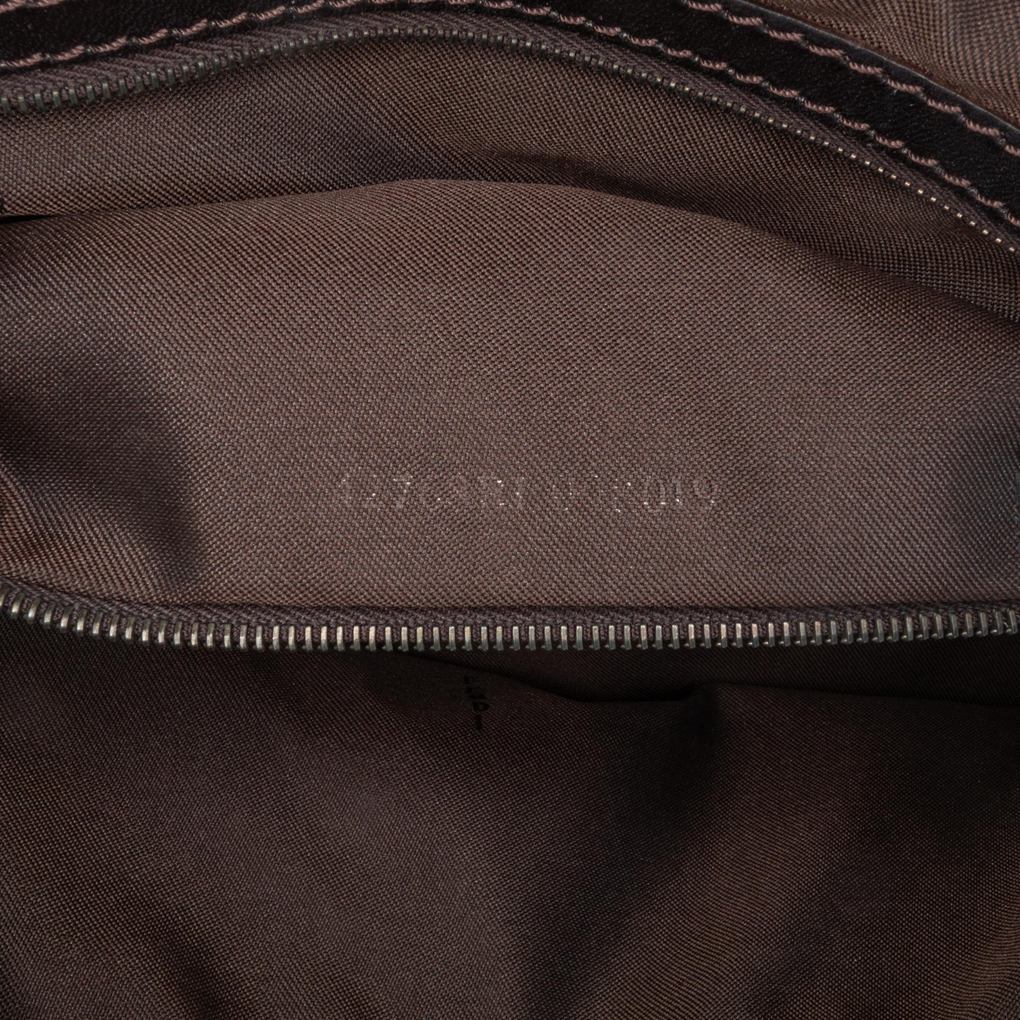 Fendi Zucchino Canvas Handbag