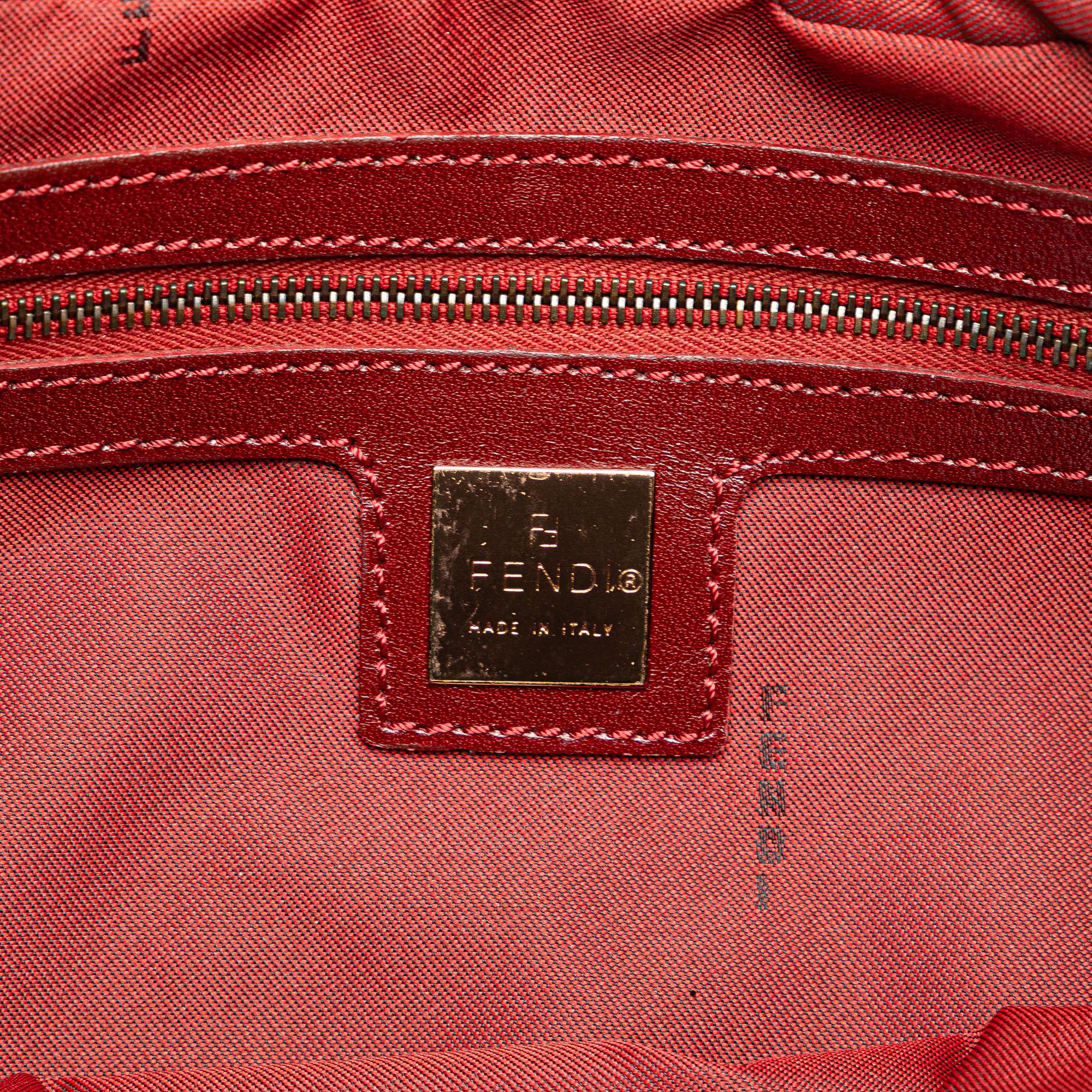 Fendi Zucchino Canvas Handbag