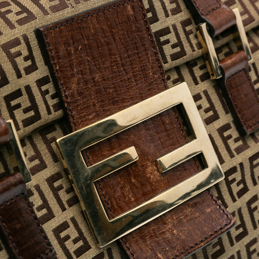 Fendi Zucchino Canvas Handbag