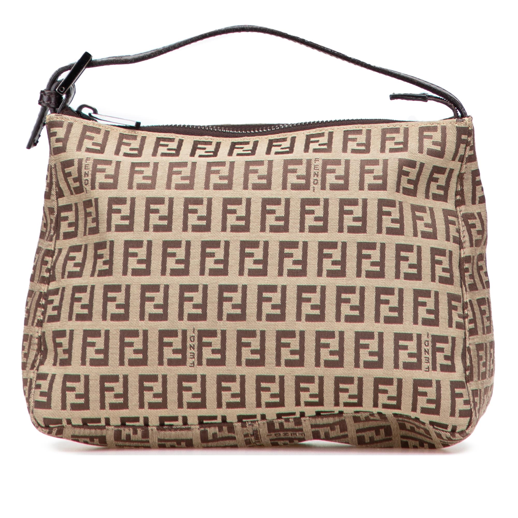 Fendi Zucchino Canvas Handbag