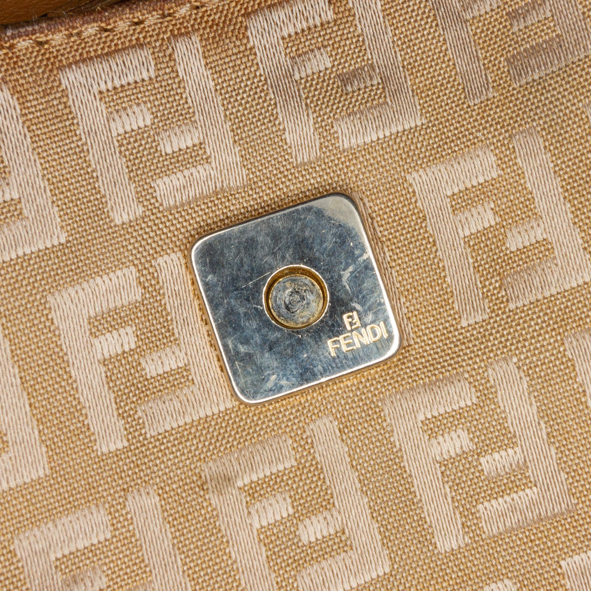 Fendi Zucchino Canvas Hobo