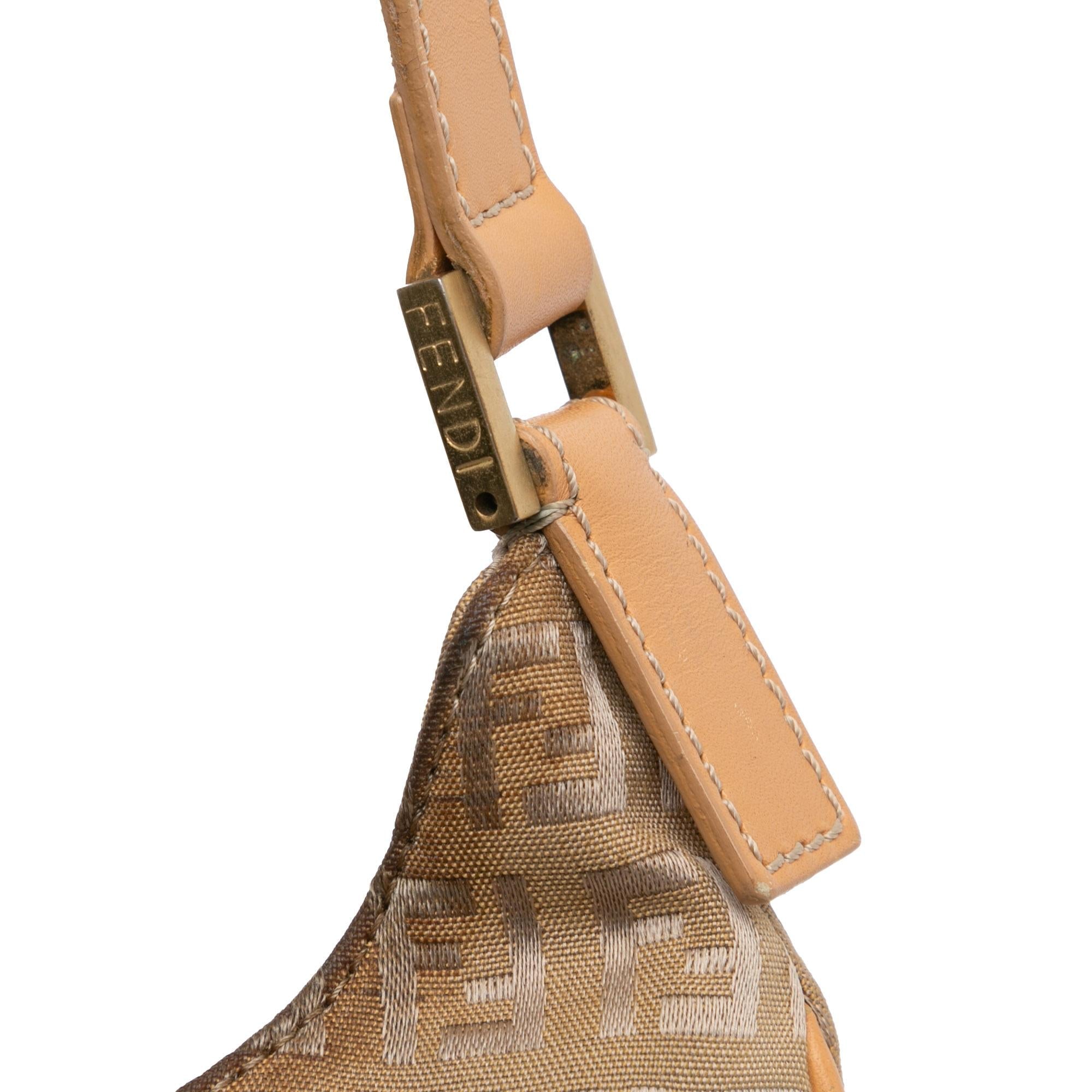 Fendi Zucchino Canvas Hobo