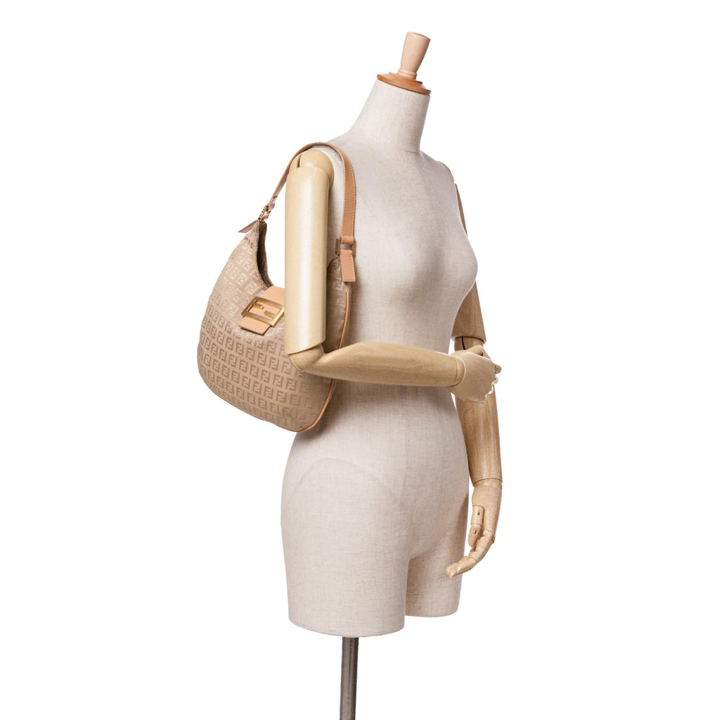 Fendi Zucchino Canvas Hobo