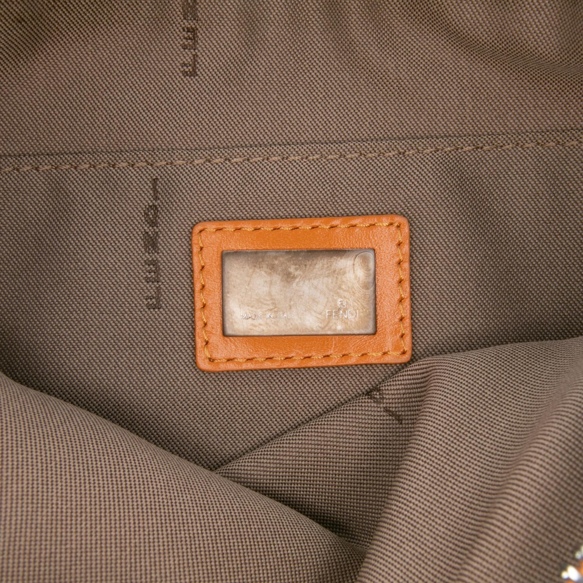 Fendi Zucchino Canvas Hobo