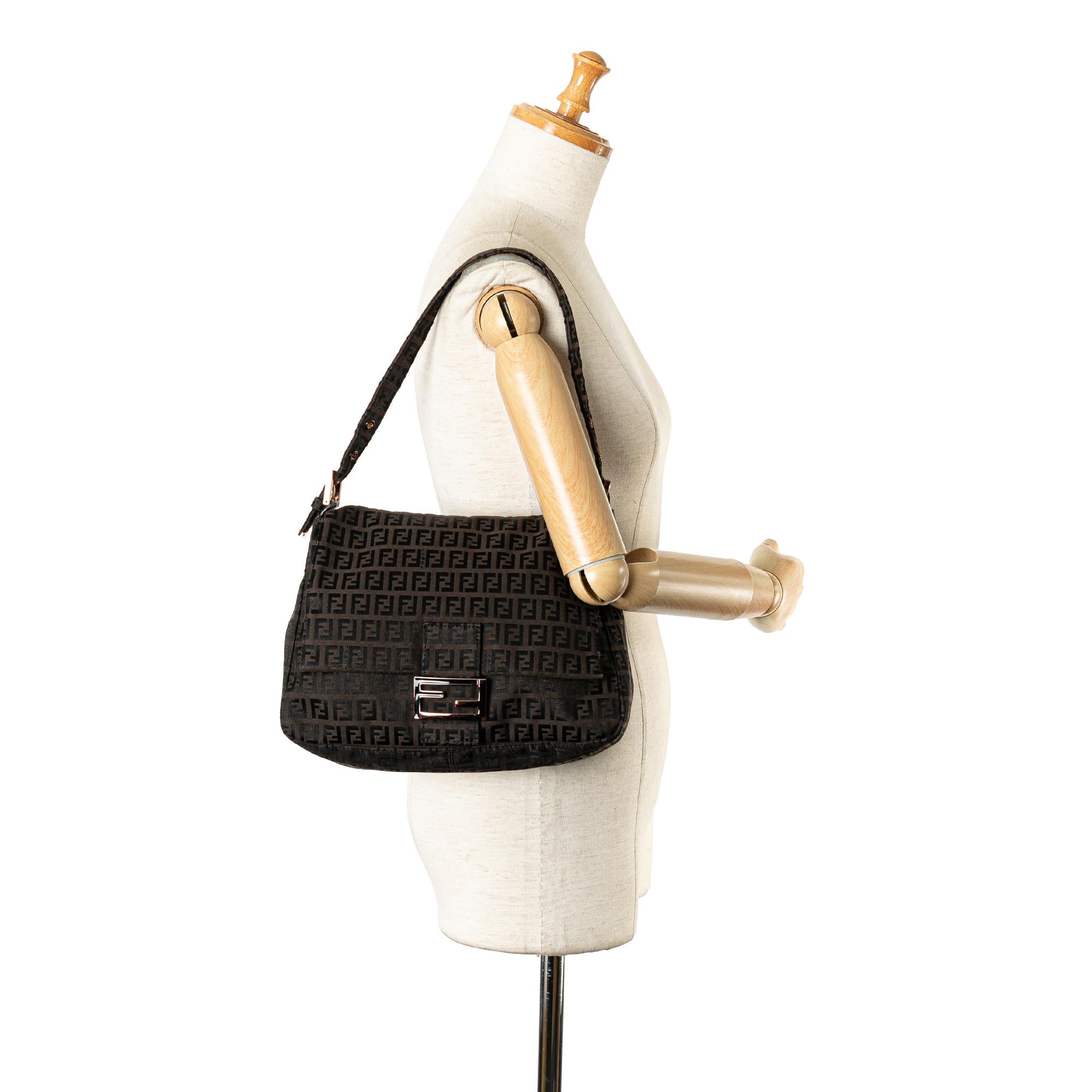 Fendi Zucchino Canvas Mamma Forever (SHG-8SNn85)