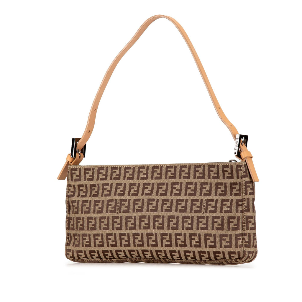 Fendi Zucchino Canvas Pochette (SHG-eEP5qB)