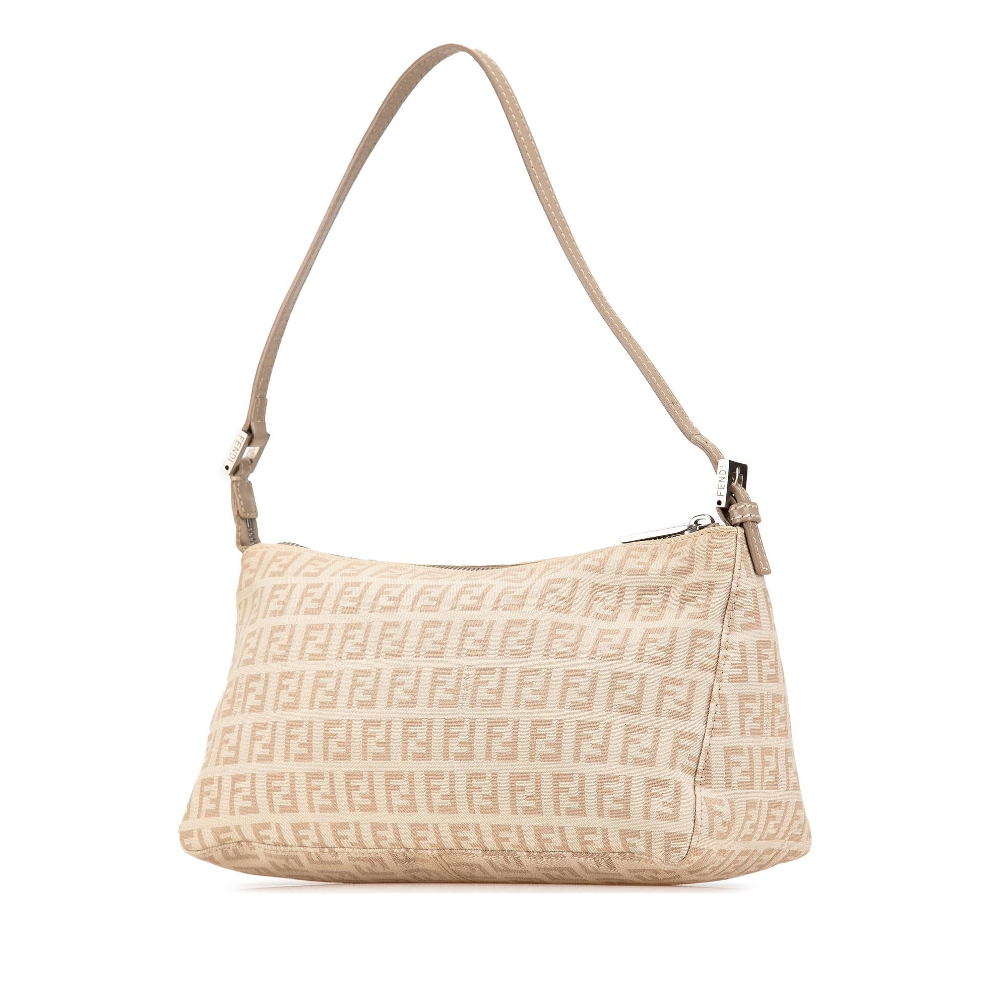 Fendi Zucchino Canvas Pochette (SHG-7BT27P)
