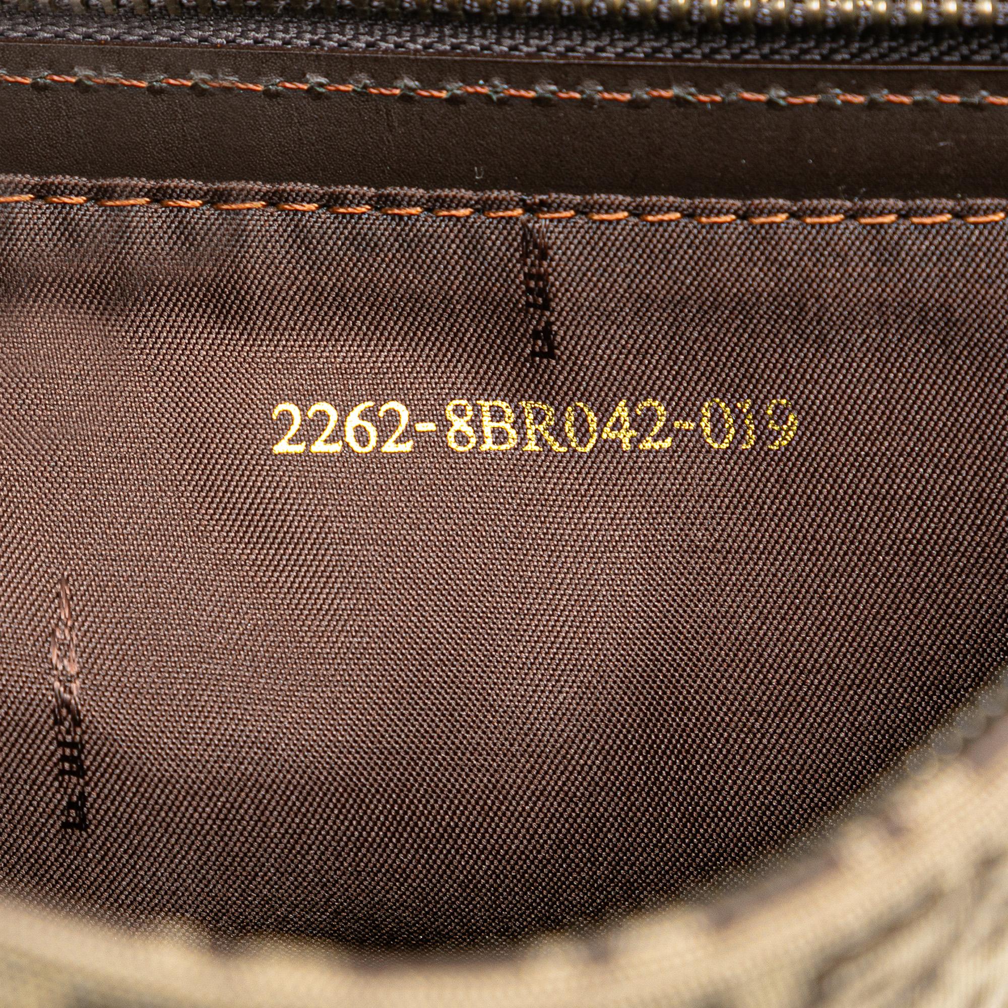 Fendi Zucchino Canvas Pochette