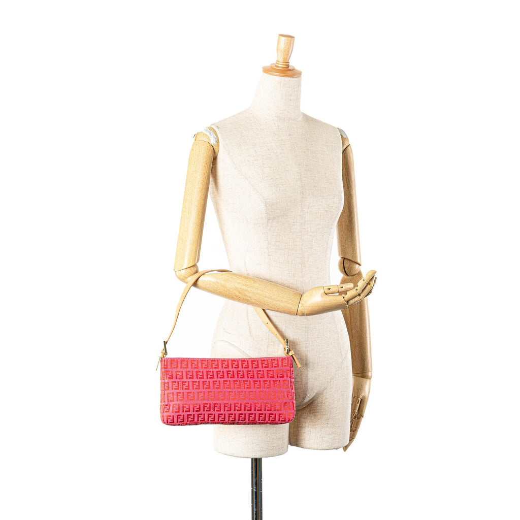 Fendi Zucchino Canvas Pochette