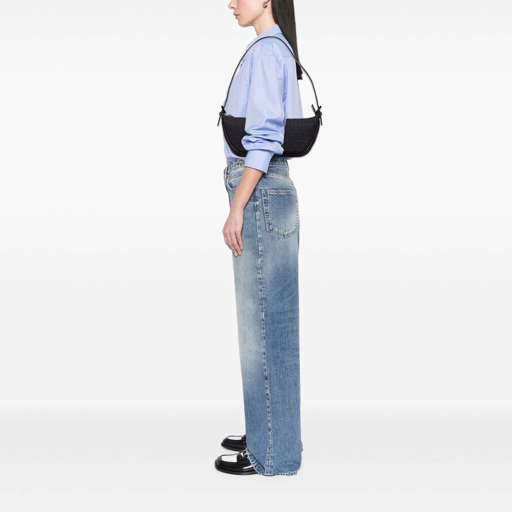 Fendi Zucchino Canvas Pochette